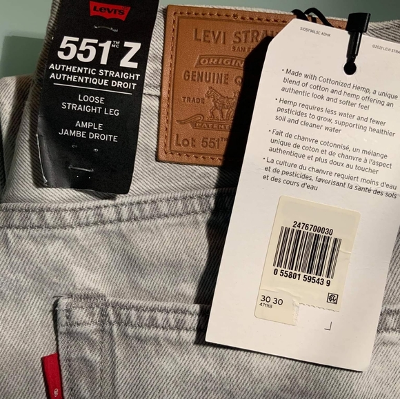 Levi's 551 Z Jeans 30x30 - Picture 3 of 5